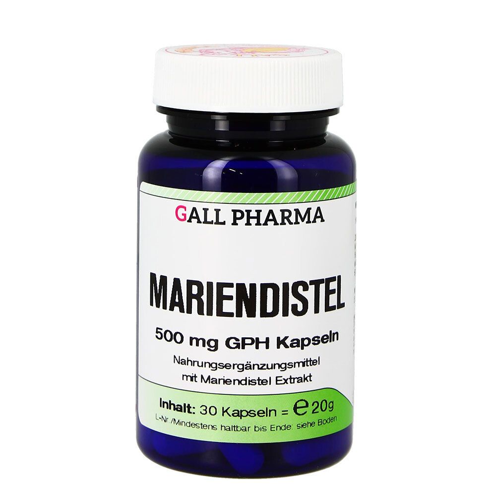 Mariendistel 500 mg GPH Kapseln 30 St