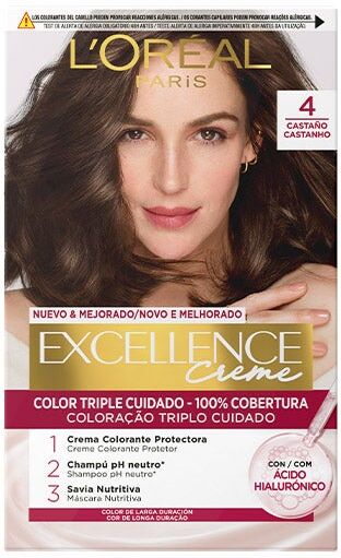 Tinte Excellence Creme 4 Castaño