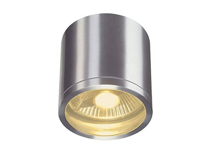 ROX CEILING OUT, QPAR11, Outdoor Deckenleuchte, alu gebürstet, max. 50W, IP44