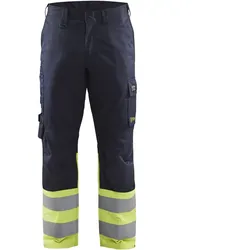 Multinorm Bundhose "1705" Inherent Stahl marine/gelb - C152