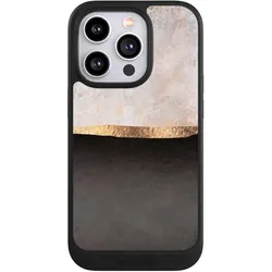 Nivocase Hülle für Apple iPhone 14 Pro Handyhülle NIVOcore Case Schwarz Abstrakt Black & White Trends (Apple iPhone 14 Pro), Smartphone Hülle, Schwarz