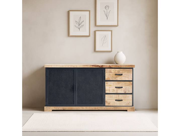 Bahut industriel pour salon - Cambridge
