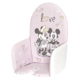 keeeper kids Auflage für Hochstuhl "lena minnie" pastell-rosa, für handelsübliche Kinder-Hochstühle (1850155524700)