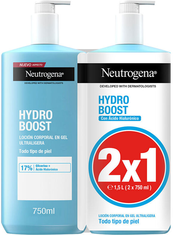 Neutrogena Hydro Boost loción corporal en gel pack 2 x 750 ml