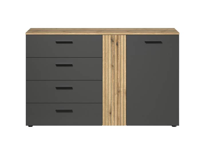 Kommode Beatrice anthrazit Holzwerkstoff B 139 H 38 cm