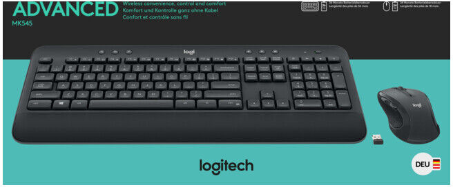 Logitech Ensemble clavier/souris sans fil MK545 noir Laser (920-008889)