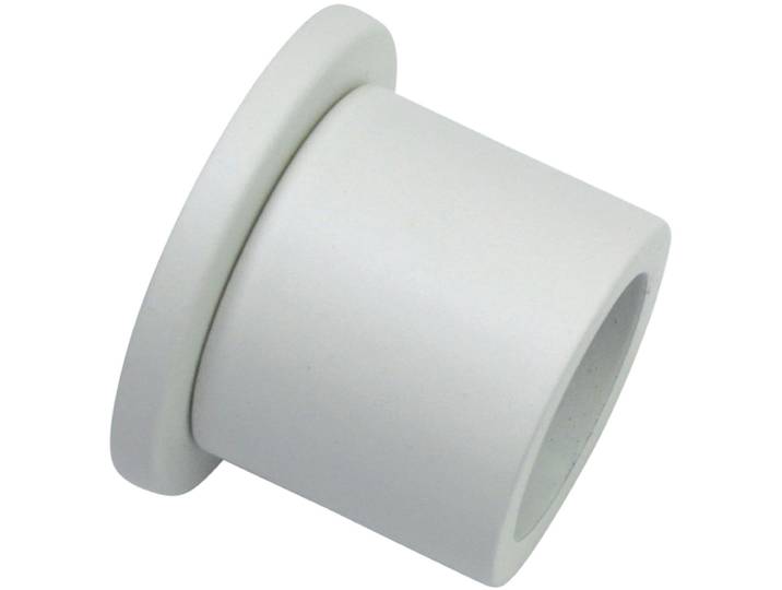Gardinenstangenhalter Wandlager für Ø 20 mm , weiß (weiß, matt), SCHÖNER WOHNEN-KOLLEKTION, Gardinenstangenhalterungen, Gardinenstangenhalter, Serie Einzelprogramm Leon Ø 20 mm