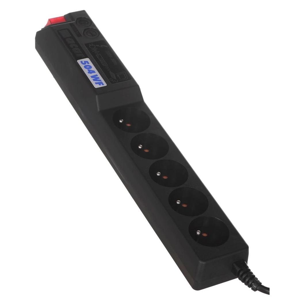 HSK Mehrfache Kabelverlängerung Acar-504/Wf/Rack (5x, CEE 7/5, 3 m) (ALP-ACAR504WF---03BKG)