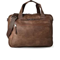 Camel Active TRACES Business Tasche mit gepolstertem Laptopfach (15.35"), Notebooktasche, Braun