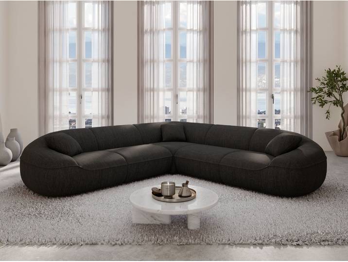 Stoff Ecksofa Solmare L-Form