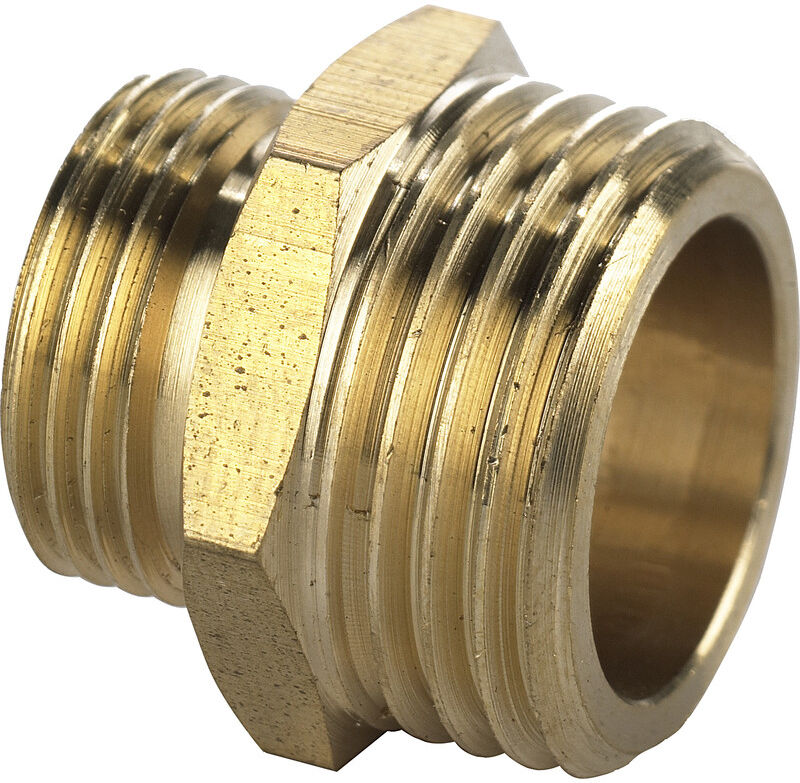 BPE Gasdraadfitting verloopnippel 1/2"x3/8" Bt.Dr.