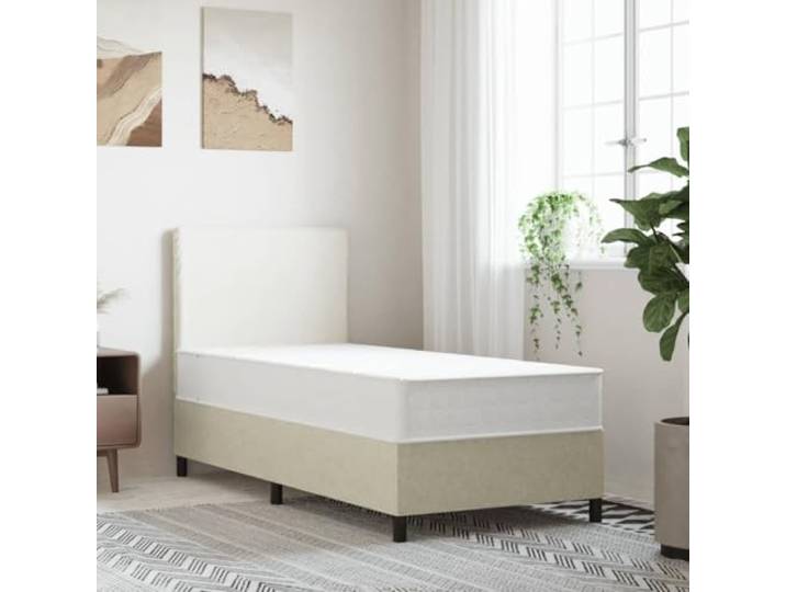 TUERYAFEK Taschenfederkernmatratze 80x200 cm Mittelfest 7 Zonen, Atmungsaktiv, Abnehmbarer Bezug Waschbar, Geräuscharm, Rollverpackt
