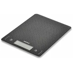 Leifheit Soehnle Küchenwaage Page Comfort Mosaic, Grammwaage mit LCD-Display, 61521