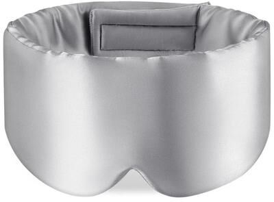 Uplifted Goods Silk Sleeping Eye Mask For Restful Nights light Grey
