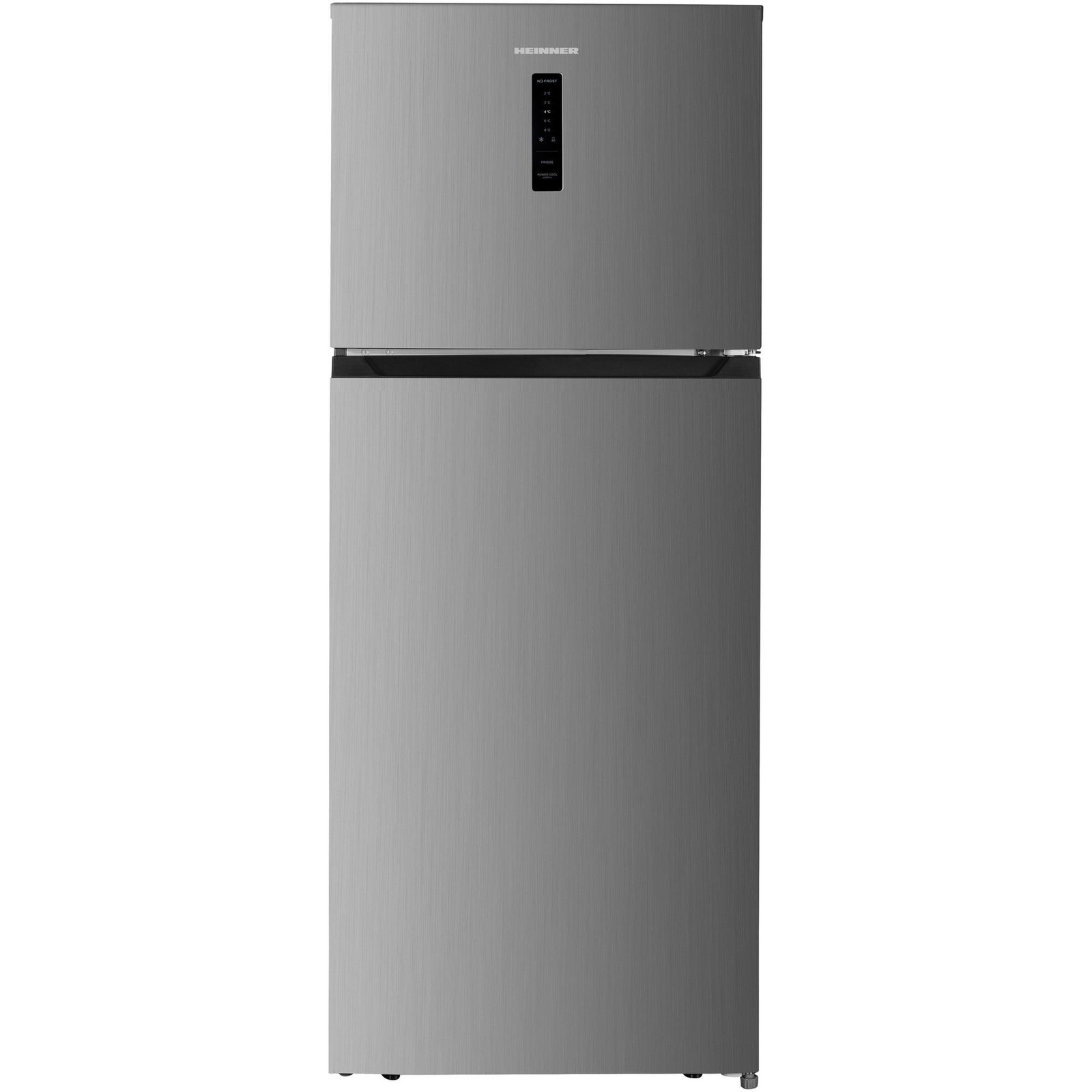 Heinner HF-HM415NFINVSD Koel-vriescombinatie, 415 L, No Frost, Inverter, Touch Display, Zilver