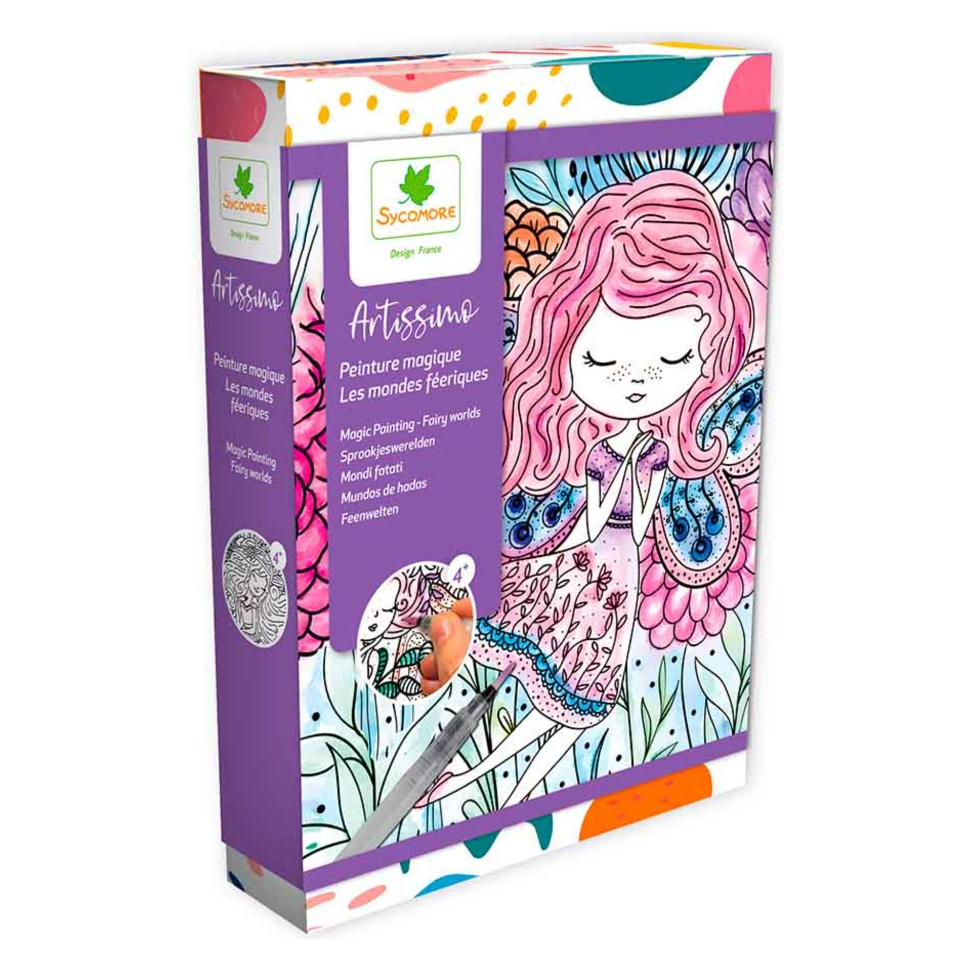 Sycomore Artissimo Pm Peinture Magique Les Mondes Feeriques (Fr-De-It) (CREA068)