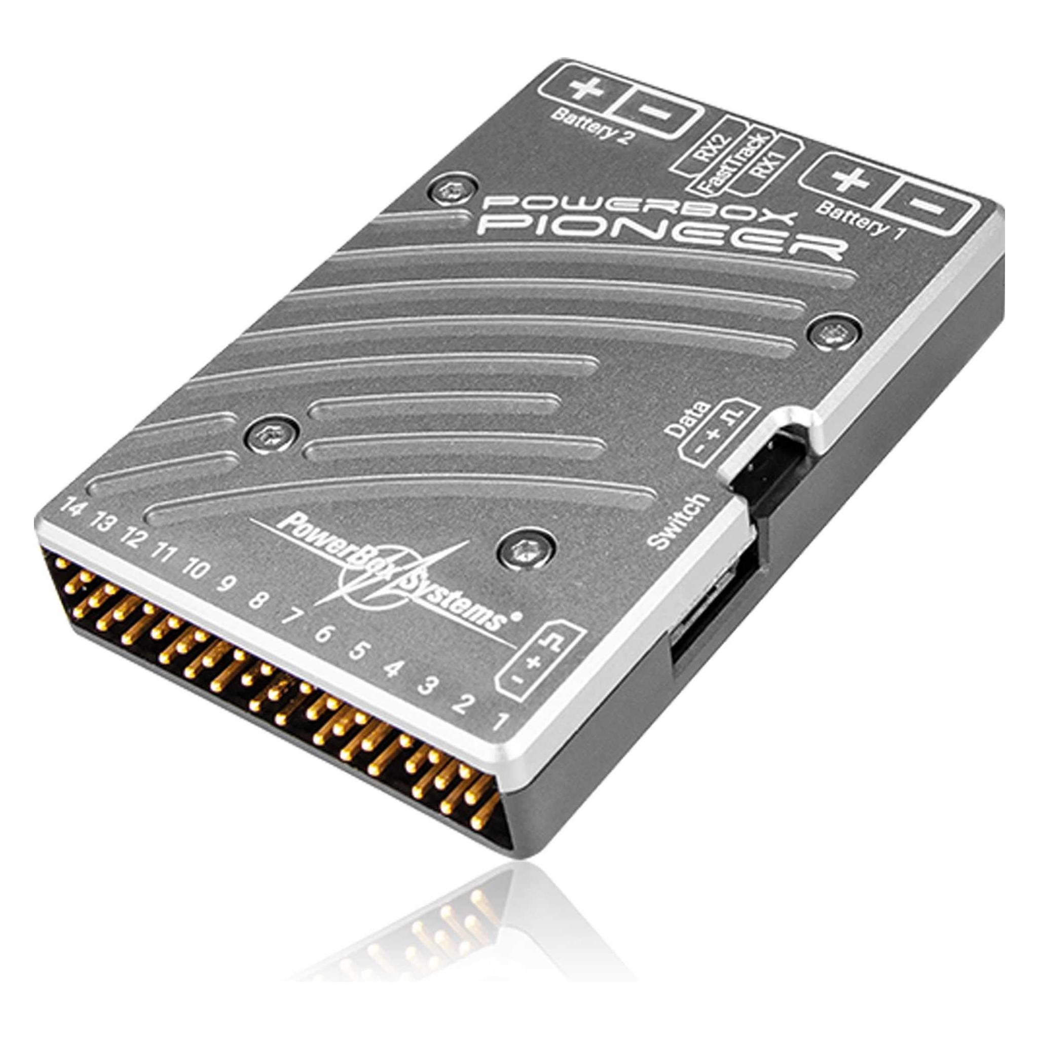 Powerbox Systems Pioneer 14 Kanal Akkuweiche mit Gyro (4100)