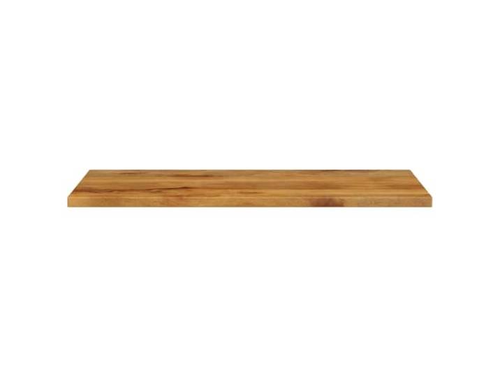 KTHLBRH Tischplatte 100 x 60 x 2,5 cm Massivholz Mango Tropisches Hartholz, Eichen-Finish, rustikales Design, pflegeleichte Oberfläche, nur Ebene