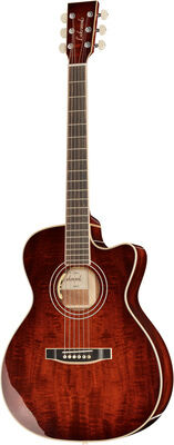 Lakewood M-15 Custom Brownburst Natur Hochglanz poliert