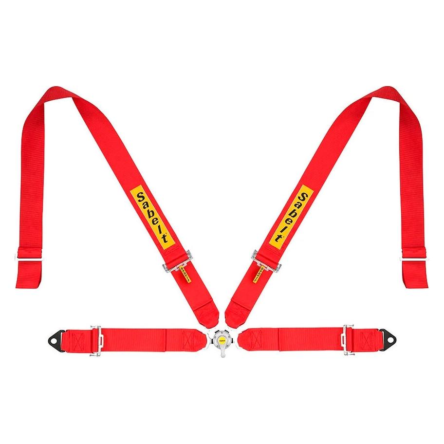 Sabelt Sim Seatbelt (Rot) (00318-01-00-red)
