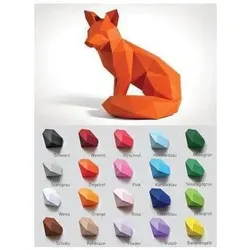 Liebesreh FUCHS KARIBIKBLAU - Bastelset Fuchs karibikblau