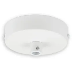 ISOLED Deckenbaldachin, rund, für Kabel mit max. 9.8mm Manteldurchmesser, weiß ISO-116605