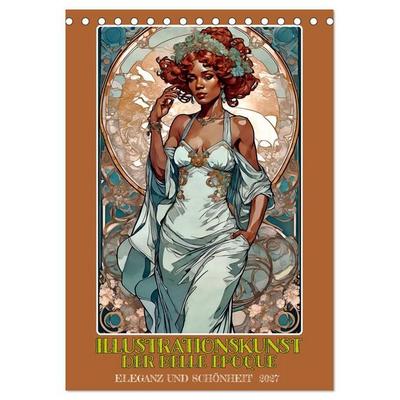 Illustrationskunst der Belle Époque (Tischkalender 2027 DIN A5 hoch), CALVENDO Monatskalender