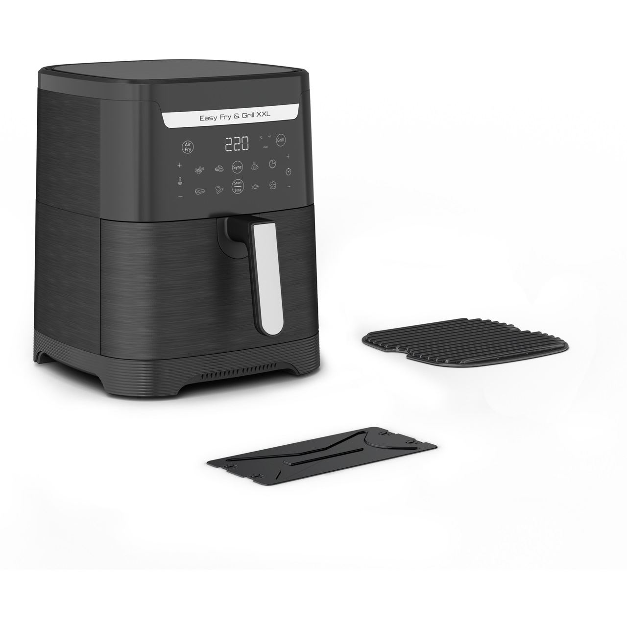 TEFAL Easy Fry & Grill XXL EY801815 - Heißluftfritteuse/Grill Schwarz