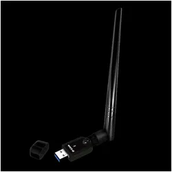 D-Link DWA-185, Wireless, USB, WLAN, Wi-Fi 5 (802.11ac), 867 Mbit/s, Black (USB), Netzwerk Adapter, Schwarz