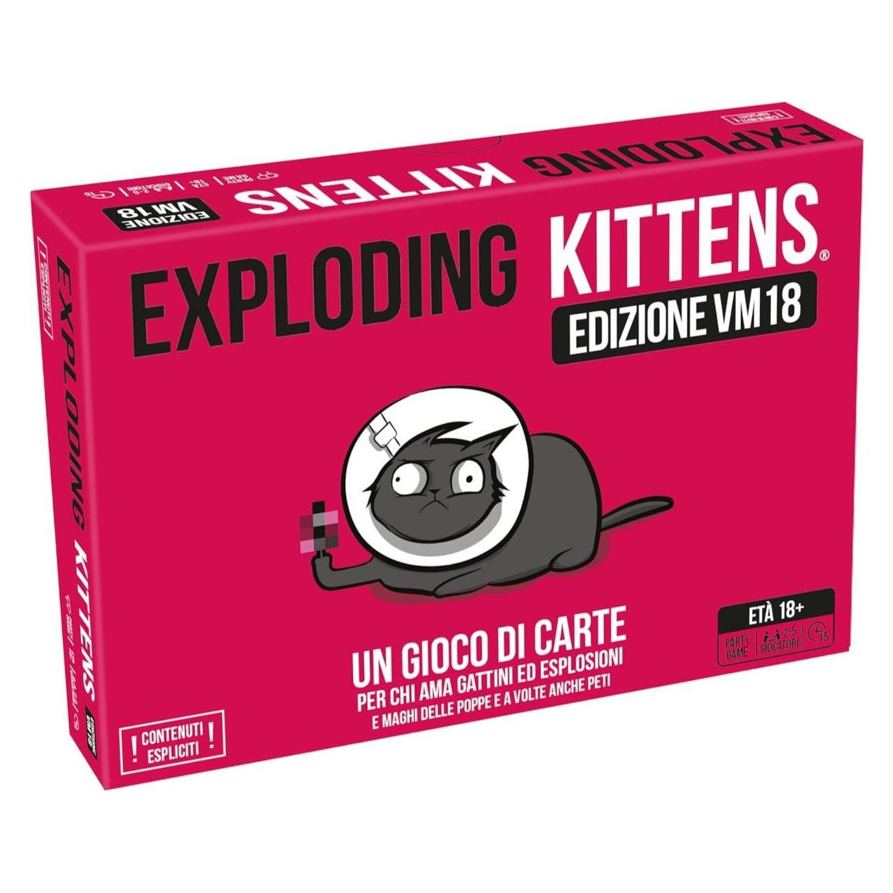 Asmodée Exploding Kittens VM18 - Pink Edition (Italienisch, 2 - 9 Spieler) (8661)