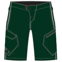 100%, Herren, Velohosen, Shorts Ridecamp (30), Grün