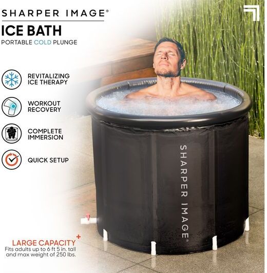 SHARPER IMAGE Foldable Ice Bath Plunge Pool