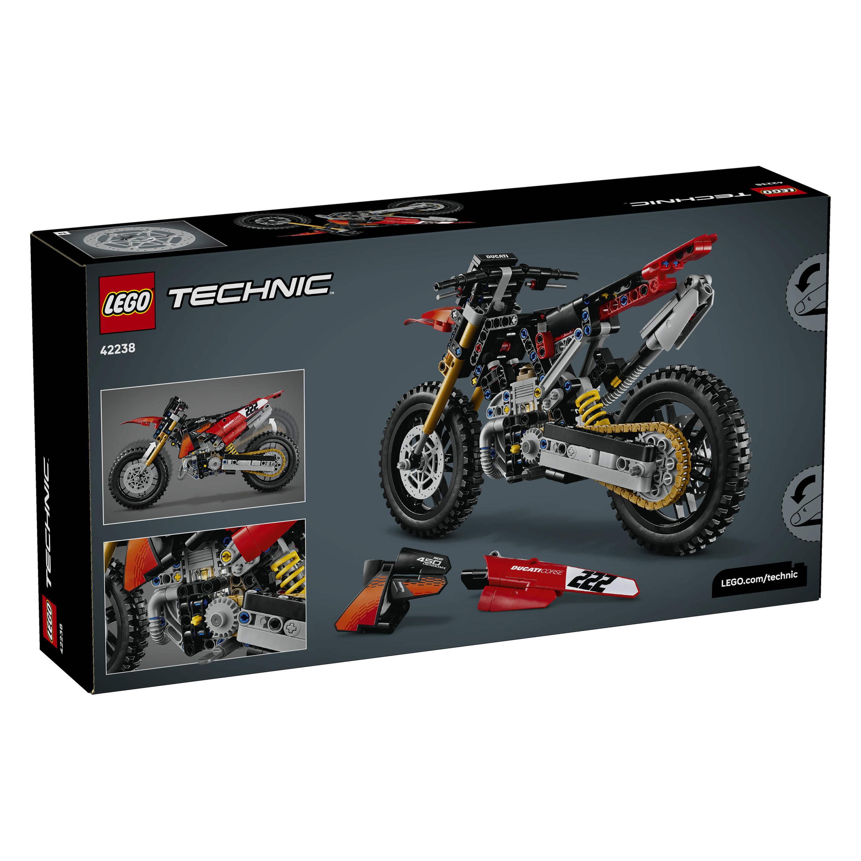 LEGO Ducati Desmo450 MX Factory Motorrad (LEGO Technic) (42238)