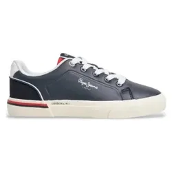 Pepe Jeans für Jungen. PBS300002 Turnschuhe Kenton Campus navy (32), Wohnung, Schnürsenkel, Lässig, Marine, Kinderbekleidung
