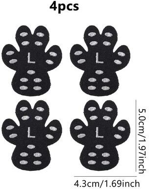 Inspire Essentials Anti Slip Dog Paw Protectors Self Adhesive Paw Pads a 1set (4pcs)