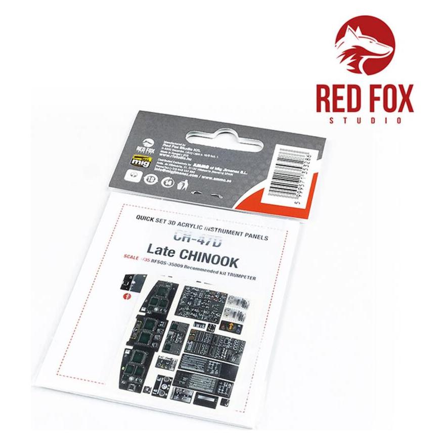 Red Fox 1/35 CH-47D Late Chinook (for Trumpeter kit) (RFSQS-35009)