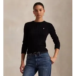 Polo Ralph Lauren für Damen. 211971869006 Schwarzer Baumwolljersey (L), Lässig, Baumwolle