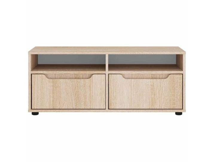 NEUF Armoire TV - Brun - Meuble TV - TABLE TV - VISNES chêne sonoma 100x40x38 cm - bois d'ingénierie TT3414