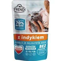 Frendi Piece in milder Sauce mit Pute 100g