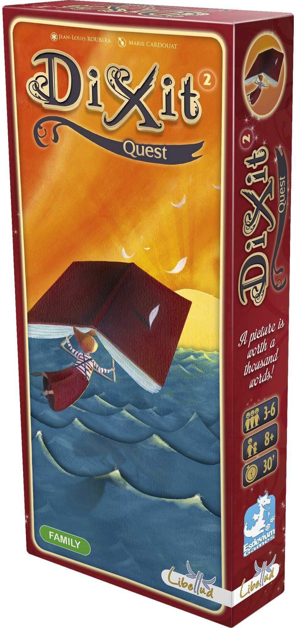 Dixit Expansion 2: Quest – US Version for Card Games, Ages 10+, 84-Card Expansion by Libellud