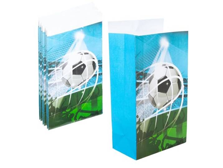 Voetbalfans 4 papieren zakken