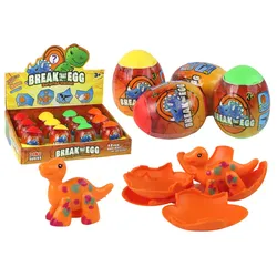 Magisches Knackei Dinosaurier in Muschel 4 Farben 6 cm