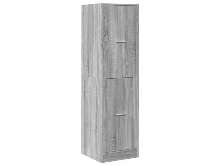 CHIC Armoire Apothicaire Sonoma Gris 40 x 41 x 144 5 cm en bois d'ingénierie avec 4 tiroirs et charge maximale 60 kg &jwy94y