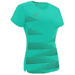 Macron, Damen, Sportshirt, Irma (XXL), Schwarz, Türkis