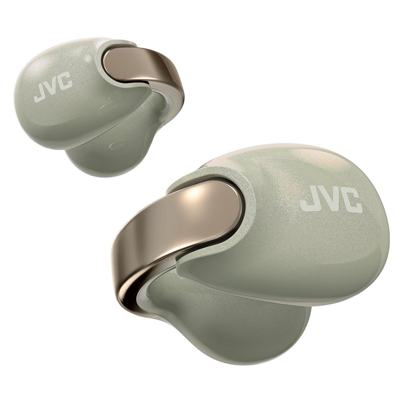 JVC HA-NP1T-G-N-U Bluetooth Nearphone - Pearl Edition - Groen (NC, 8 h, Kabellos) (HANP1TGNU)