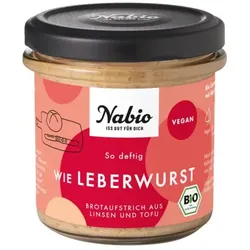 Nabio Aufstrich Brotzeit wie Leberwurst bio