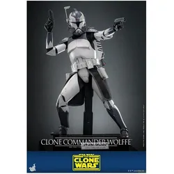 Hot Toys Star Wars: The Clone Wars Actionfigur 1/6 Clone Commander Wolffe 30 cm