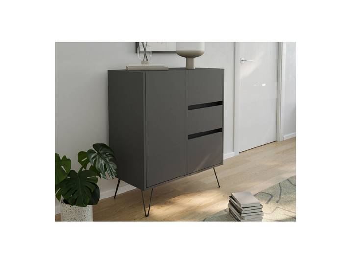 Posseik Sideboard Posseik Sideboard Industrial K 80 cm Grafit