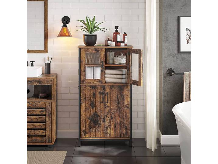 home24 Kast 60 x 108 x 30cm bruin