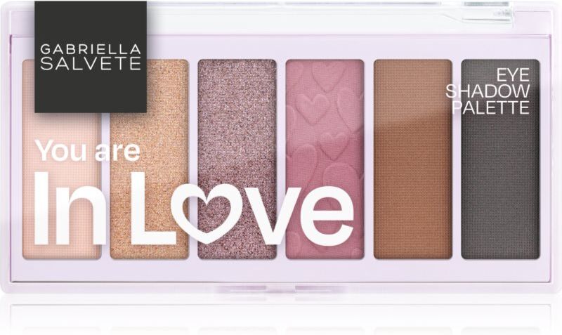 Gabriella Salvete Eyeshadow 6 Shades Palette eyeshadow palette shade You are in Love 12 g
